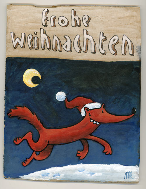 fuchs im schnee