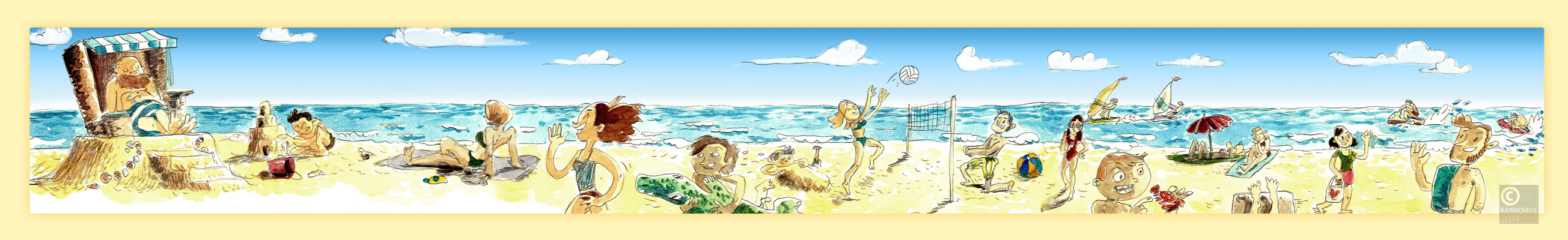 a sandcastle