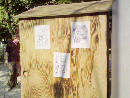 vorm grünen jäger-kiosk