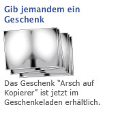 arsch auf kopierer